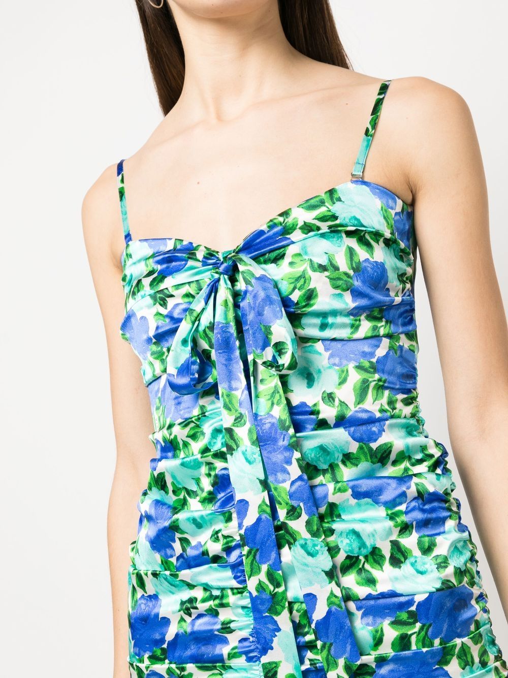 How to purchase Rabanne floral-print sleeveless mini dress Women