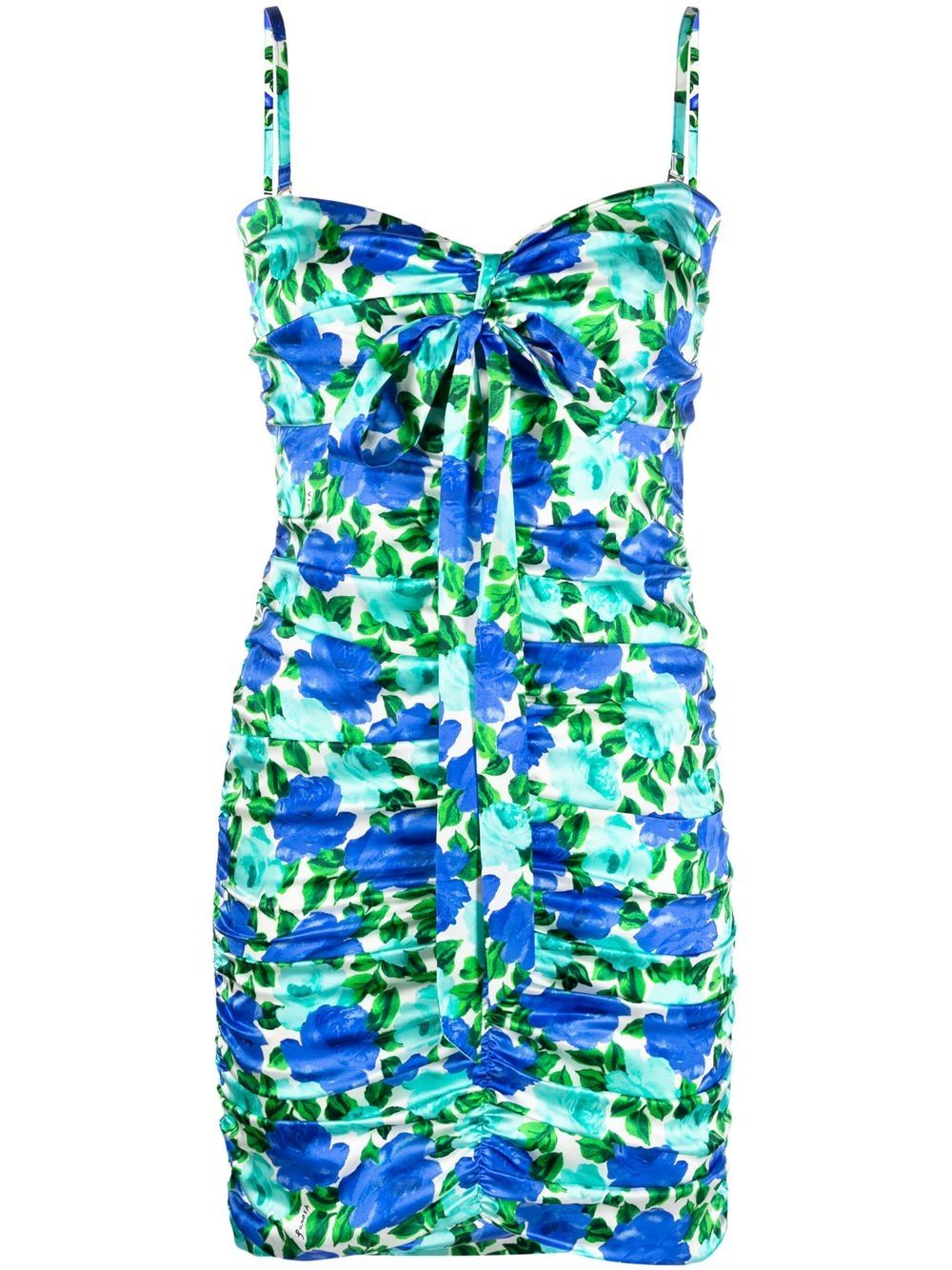 Rabanne floral-print sleeveless mini dress Women