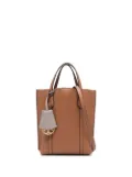 Tory Burch pebbled-leather tote bag - Brown