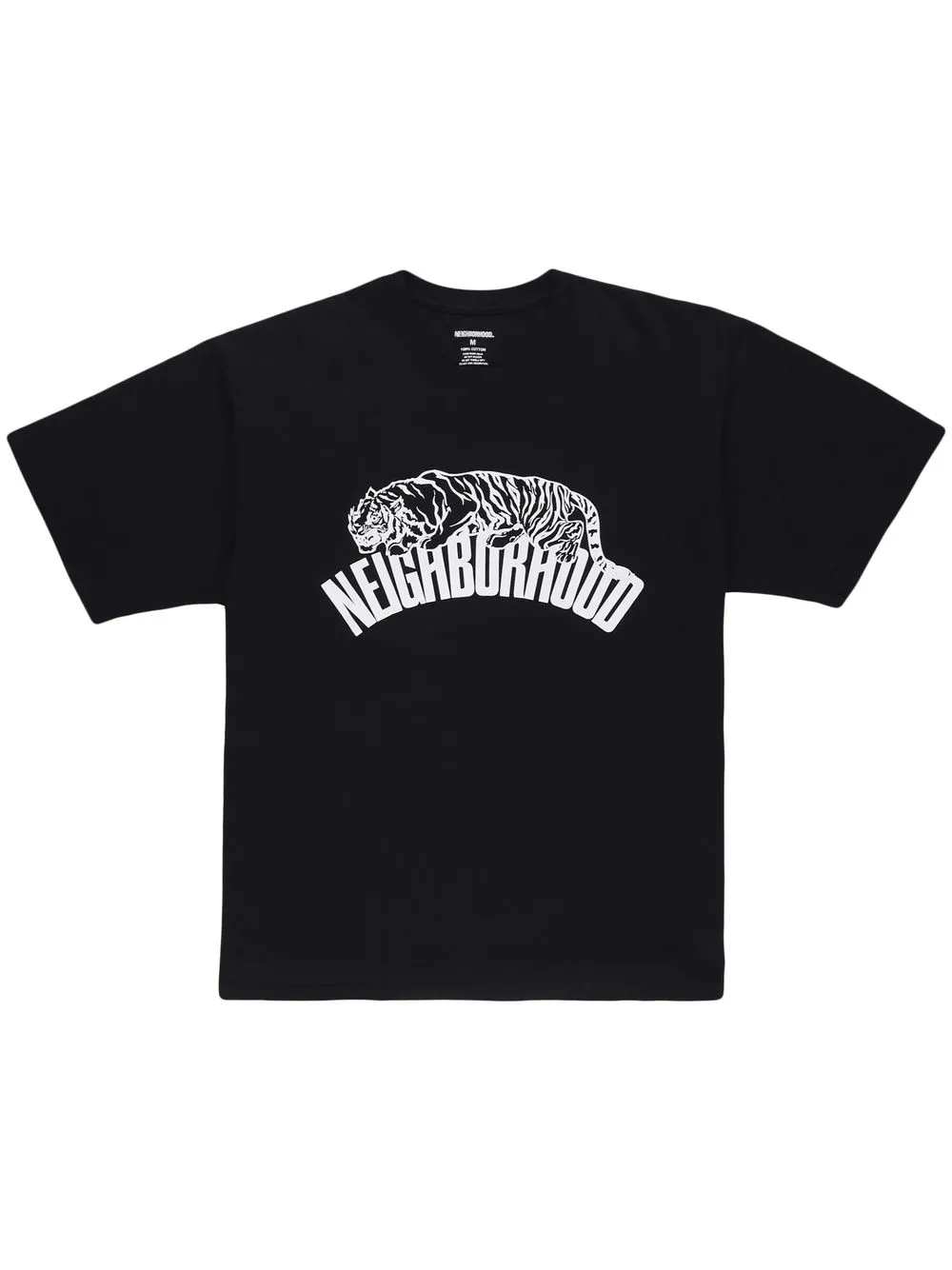 

Neighborhood logo-print short-sleeve T-shirt - Black