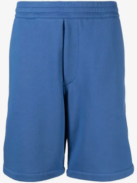 Alexander McQueen short en jersey à bande logo