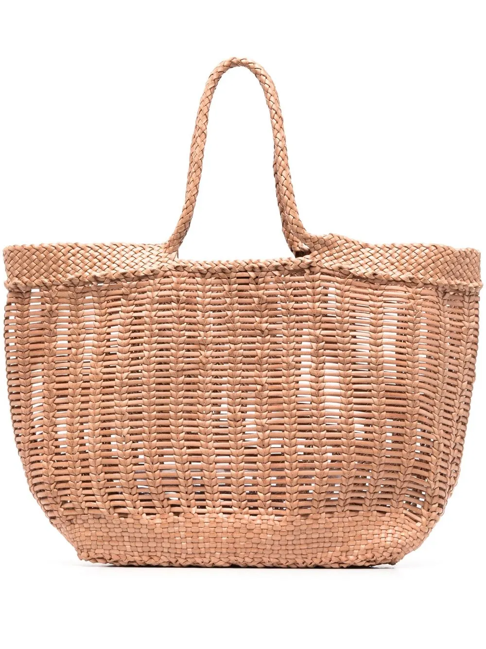 

DRAGON DIFFUSION Window Shopper interwoven tote bag - Neutrals