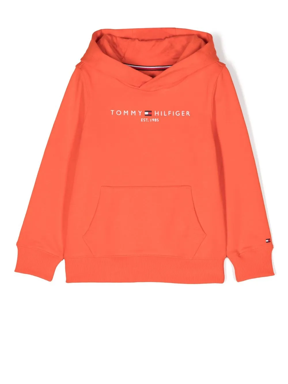 

Tommy Hilfiger Junior embroidered-logo detail hoodie - Orange