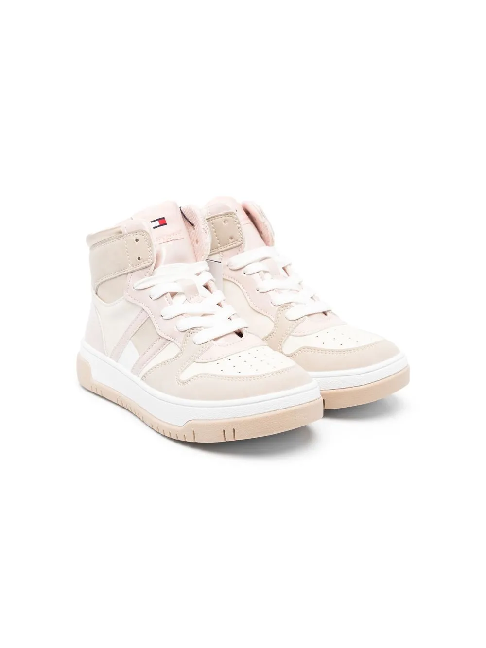 

Tommy Hilfiger Junior tenis altos con agujetas - Neutro