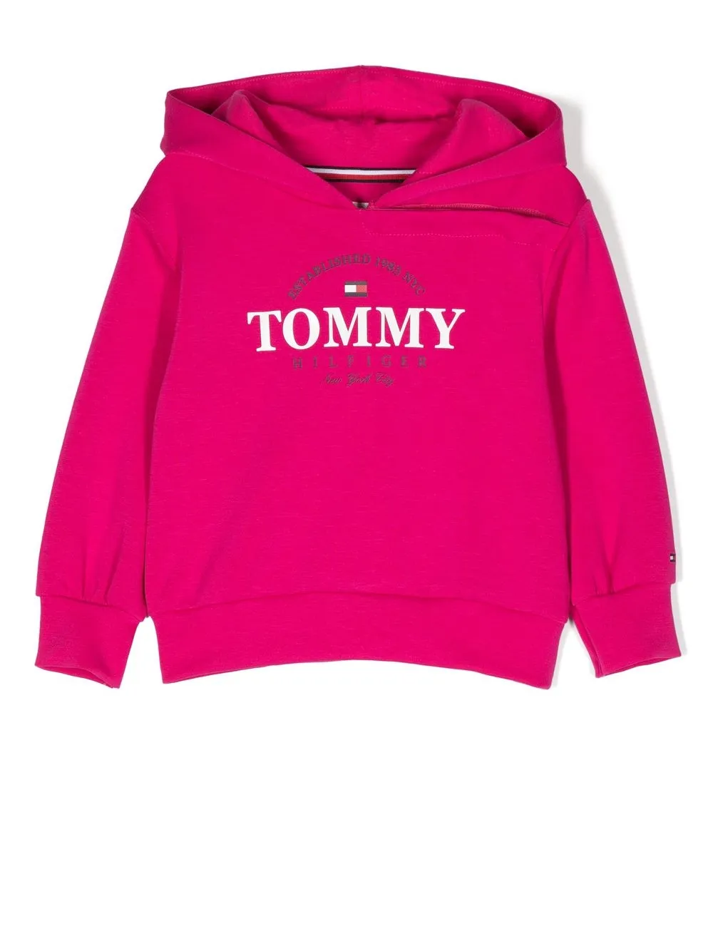 

Tommy Hilfiger Junior logo-print detail hoodie - Pink