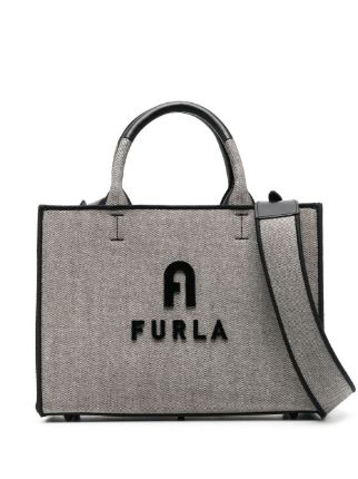 Furla logo-embroidered Tote Bag - Farfetch