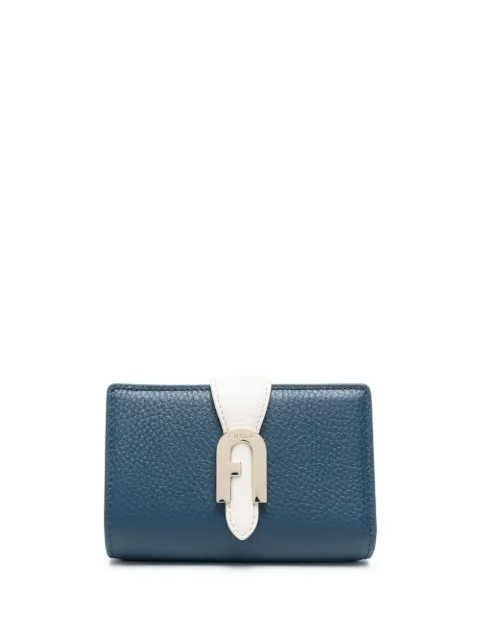 Furla porte-monnaie en cuir à logo gravé