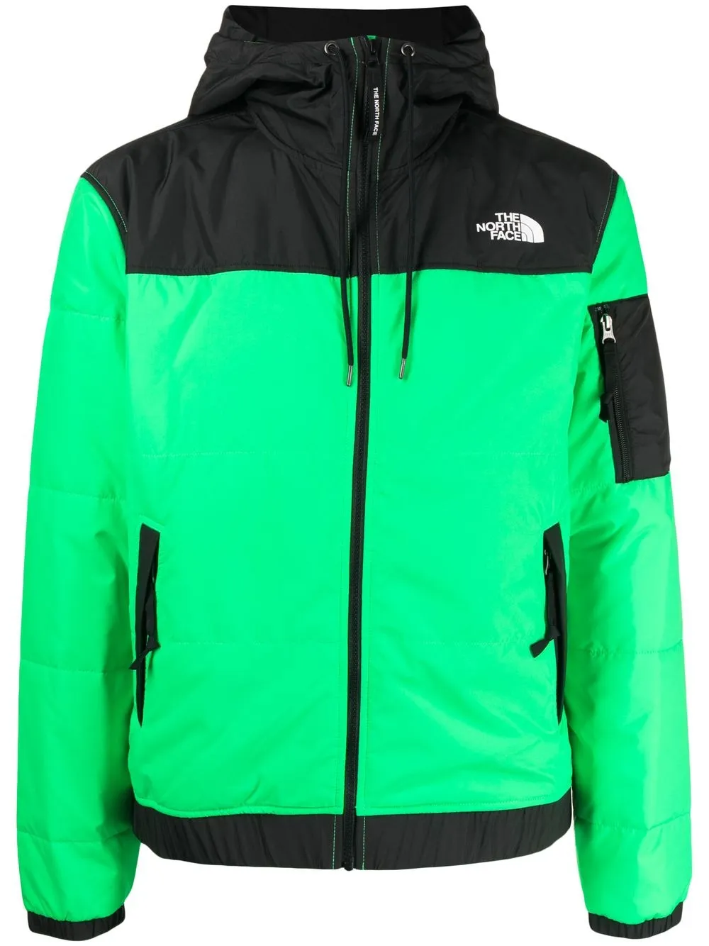 

The North Face two-tone hooded jacket - Green