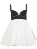Fleur Du Mal bustier babydoll - Neutrals