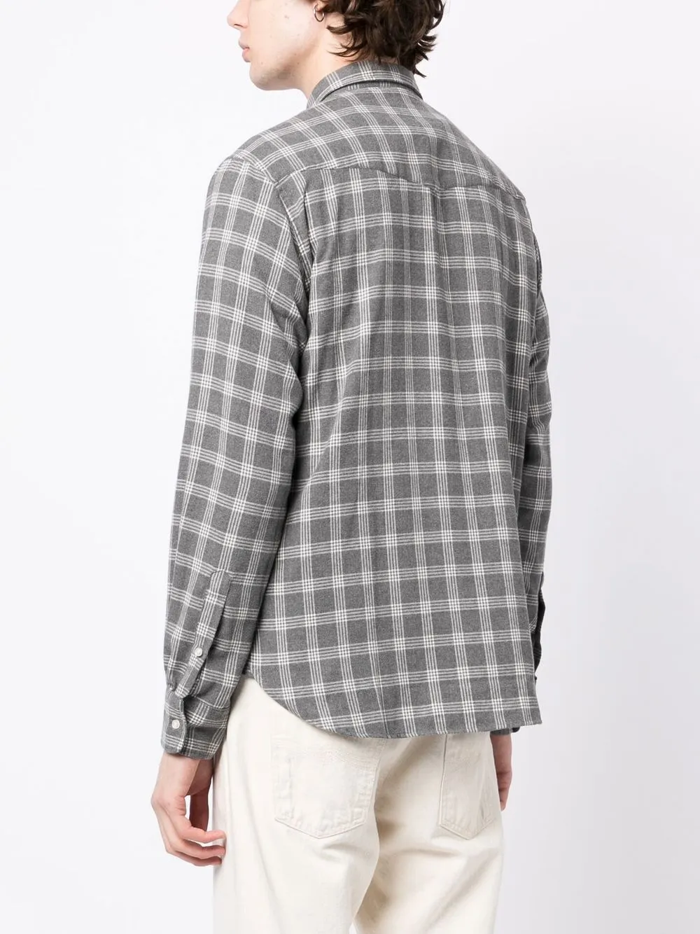 OFFICINE GENERALE LIPP 格纹印花衬衫