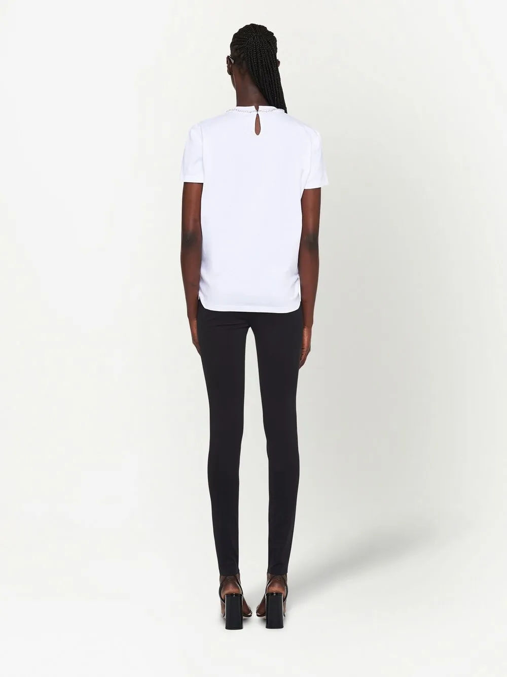Miu Miu ビジュートリム Tシャツ - Farfetch