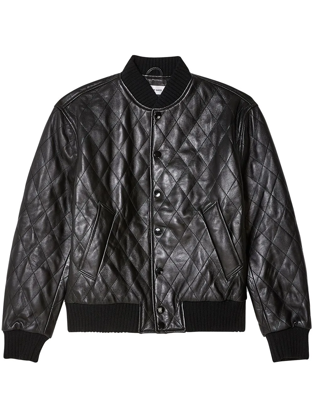 Ernest W. Baker Quilted Leather Bomber Jacket - Farfetch