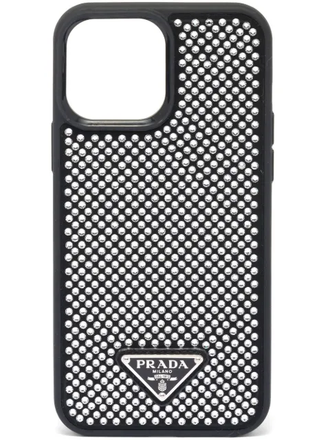 Prada logo-plaque iPhone 13 Pro Max case