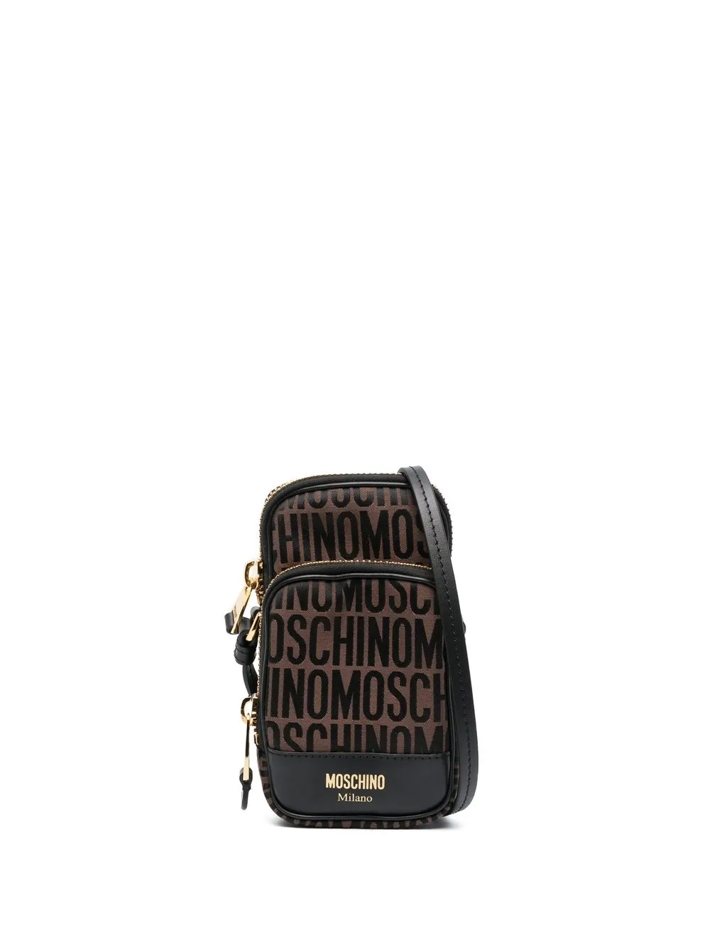 Black and gold online moschino bag