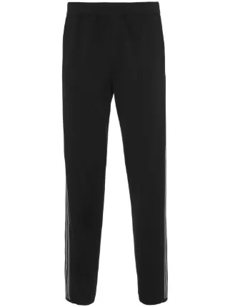 Prada Wool Track Pants Black FARFETCH AO