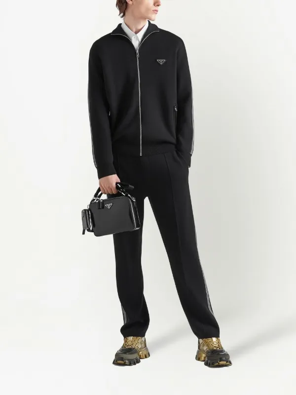 Prada Stripe Detail Track Pants - Farfetch