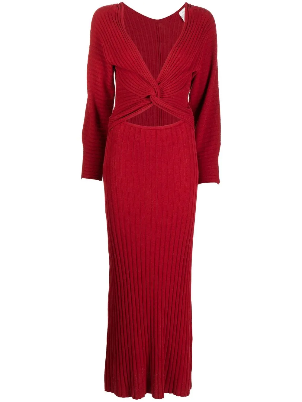 

MANNING CARTELL Love Match ribbed-knit dress - Red