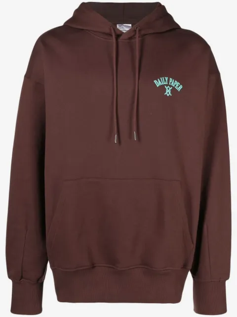 Daily Paper graphic print cotton hoodie