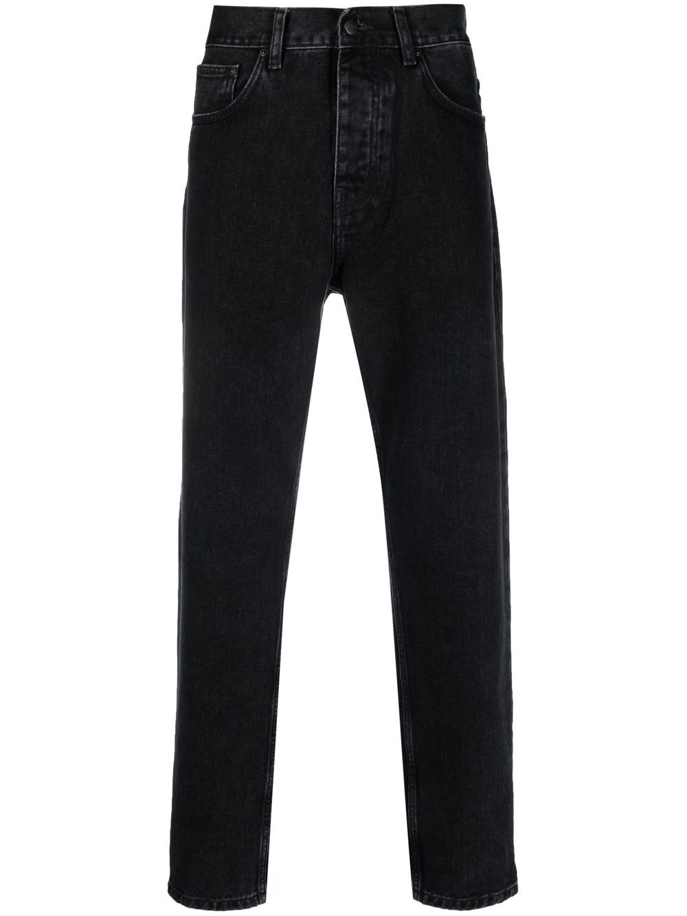 Carhartt Newel Straight-leg Jeans In Black