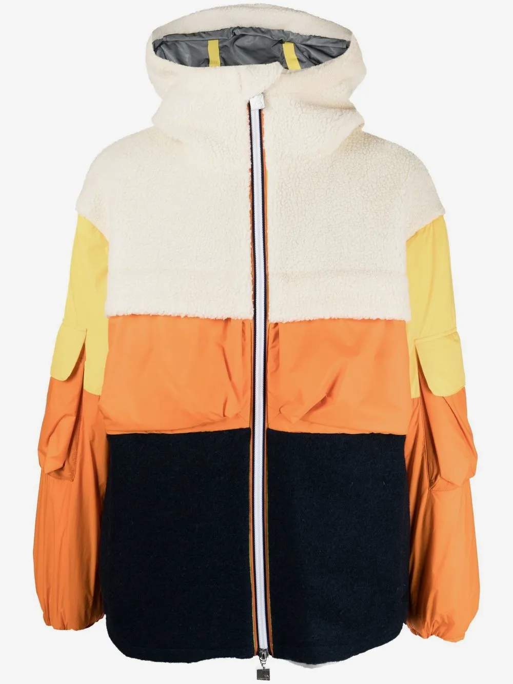 K-Way R&D Claumix colour-block hooded jacket | Blue | Image 1