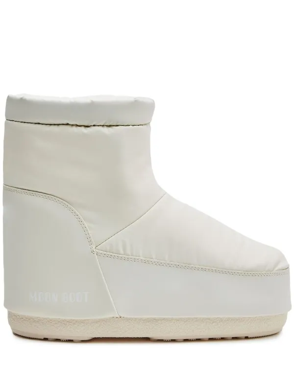 Moon Boot Icon No Lace Rubber Boots Neutrals FARFETCH AZ