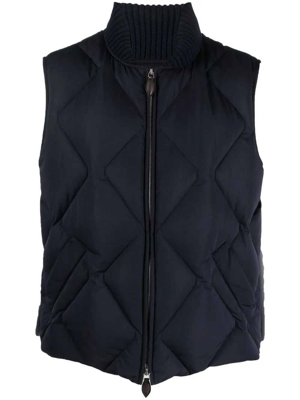 

Berluti diamond-quilted gilet - Blue