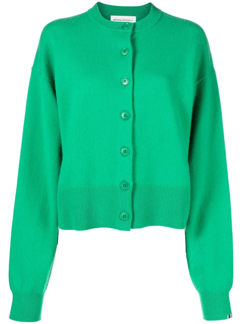 

extreme cashmere n°170 chou long-sleeve cardigan - Green