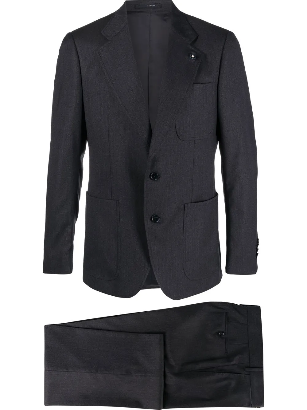 

Lardini single-breasted wool-blend suit - Blue