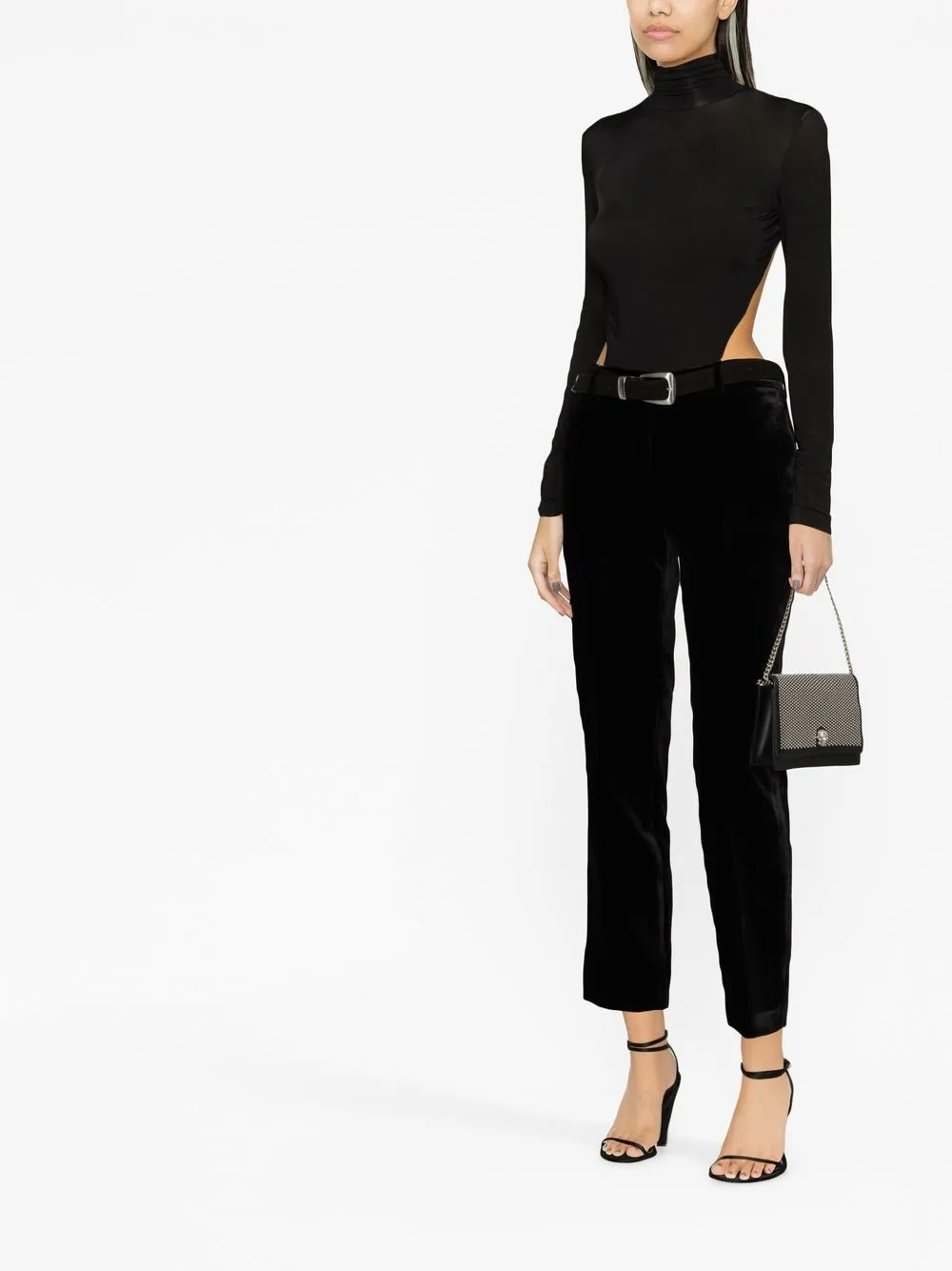 Ermanno Scervino Broek met toelopende pijpen - Zwart