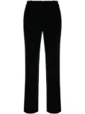 Ermanno Scervino velvet tapered trousers - Black