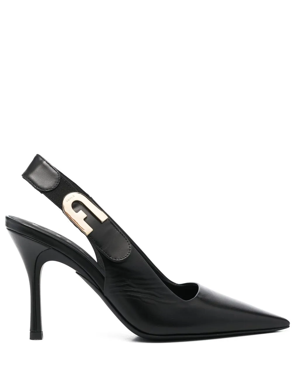 

Furla pointed-toe 100mm slingback pumps - Black