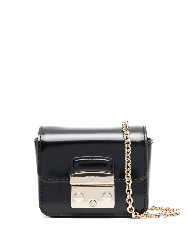 Furla metropolis black and white sales