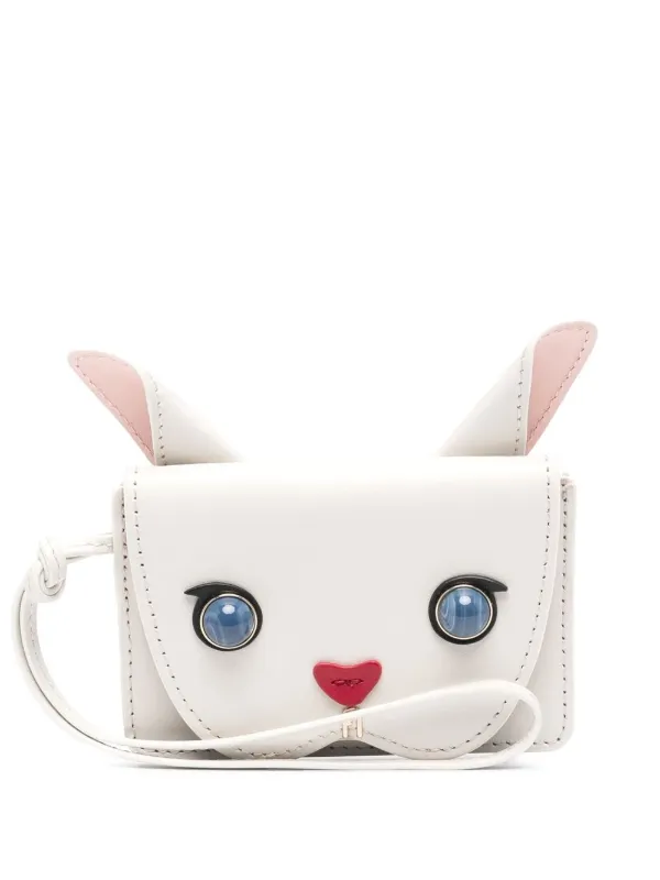 bunny leather wallet