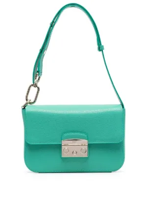 Furla metropolis mini green top