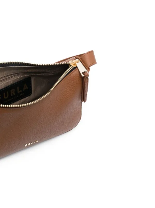 Furla Grained Leather Shoulder Bag Farfetch