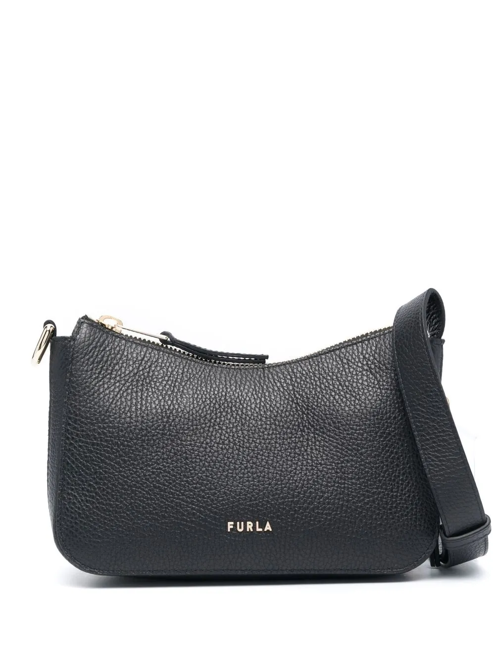 

Furla grained leather shoulder bag - Black