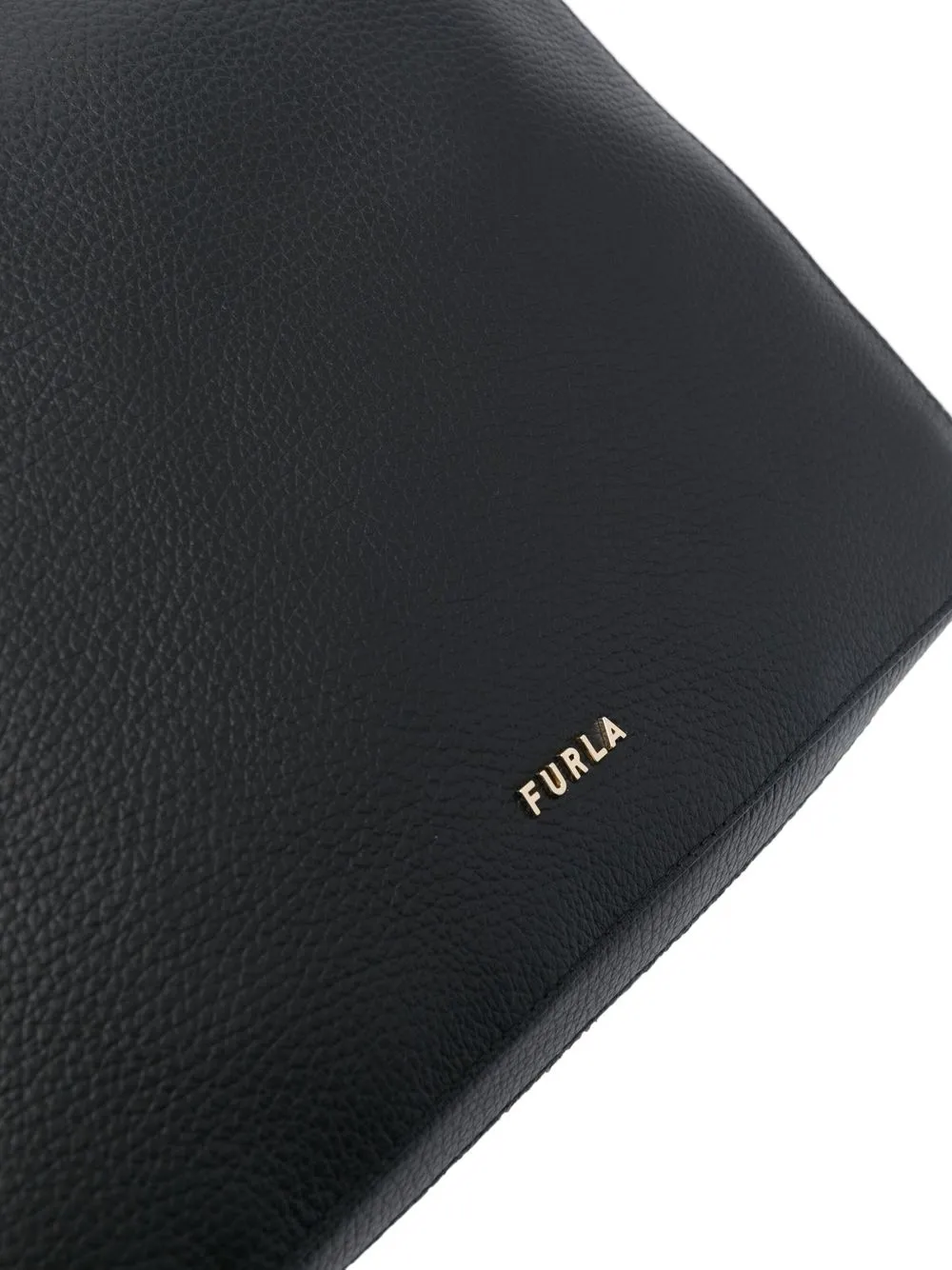 Furla Grained Leather Shoulder Bag In Black ModeSens
