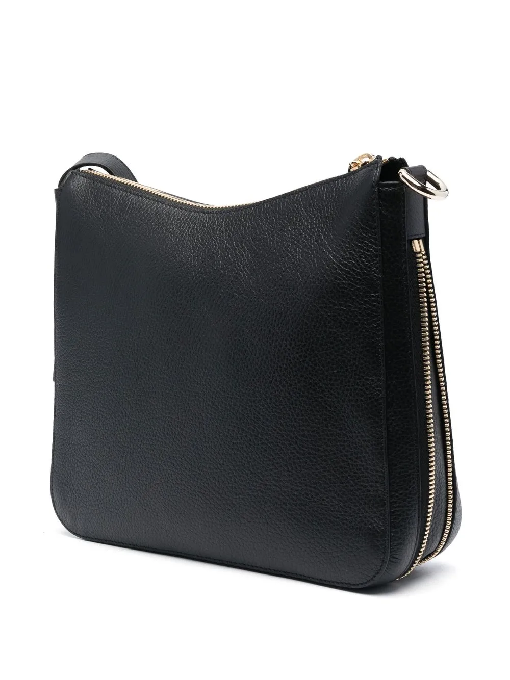 Furla Grained Leather Shoulder Bag In Black ModeSens