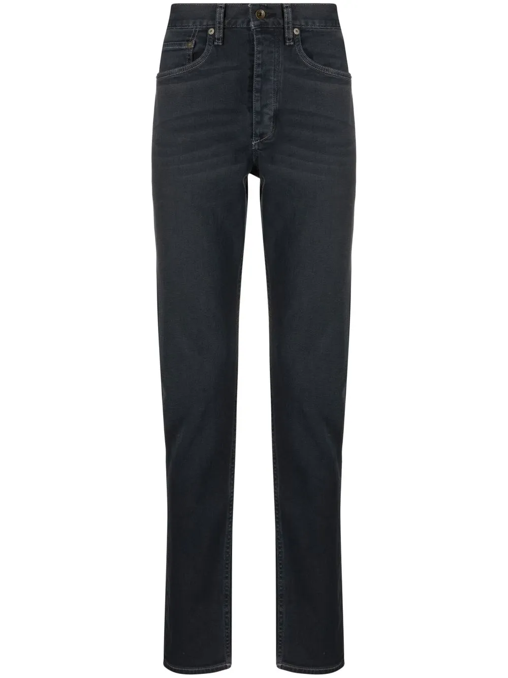 

rag & bone washed-denim mid-rise jeans - Blue