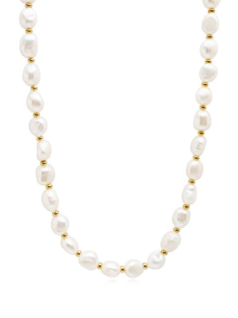 Nialaya Jewelry baroque pearl choker