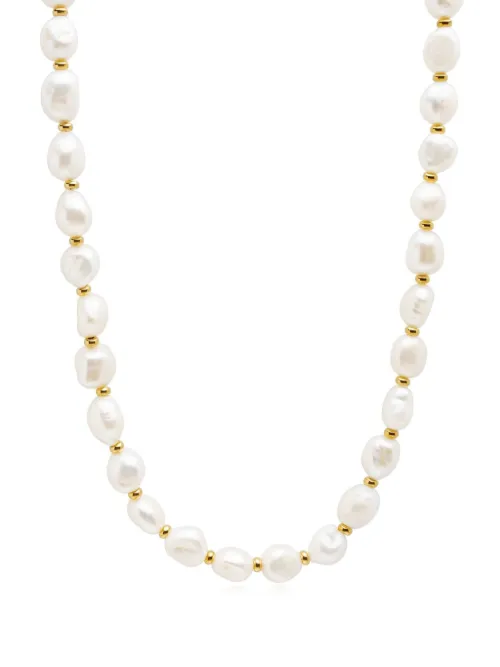 Collier ras-du-cou à perles baroques - Nialaya Jewelry - Modalova