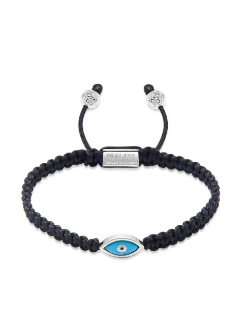 Nialaya Jewelry evil eye-charm braided bracelet