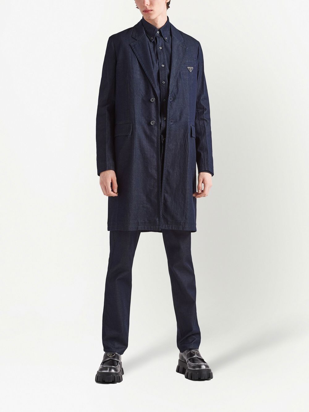 Prada long-sleeved Denim Shirt - Farfetch