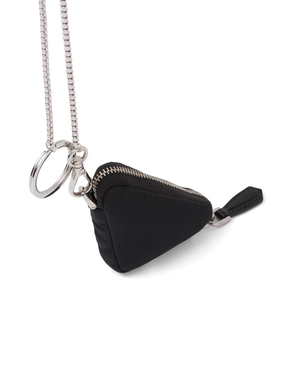 Prada Buidel met kettingdetail - Zwart