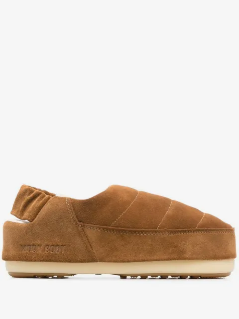 Moon Boot Evolution suede slippers