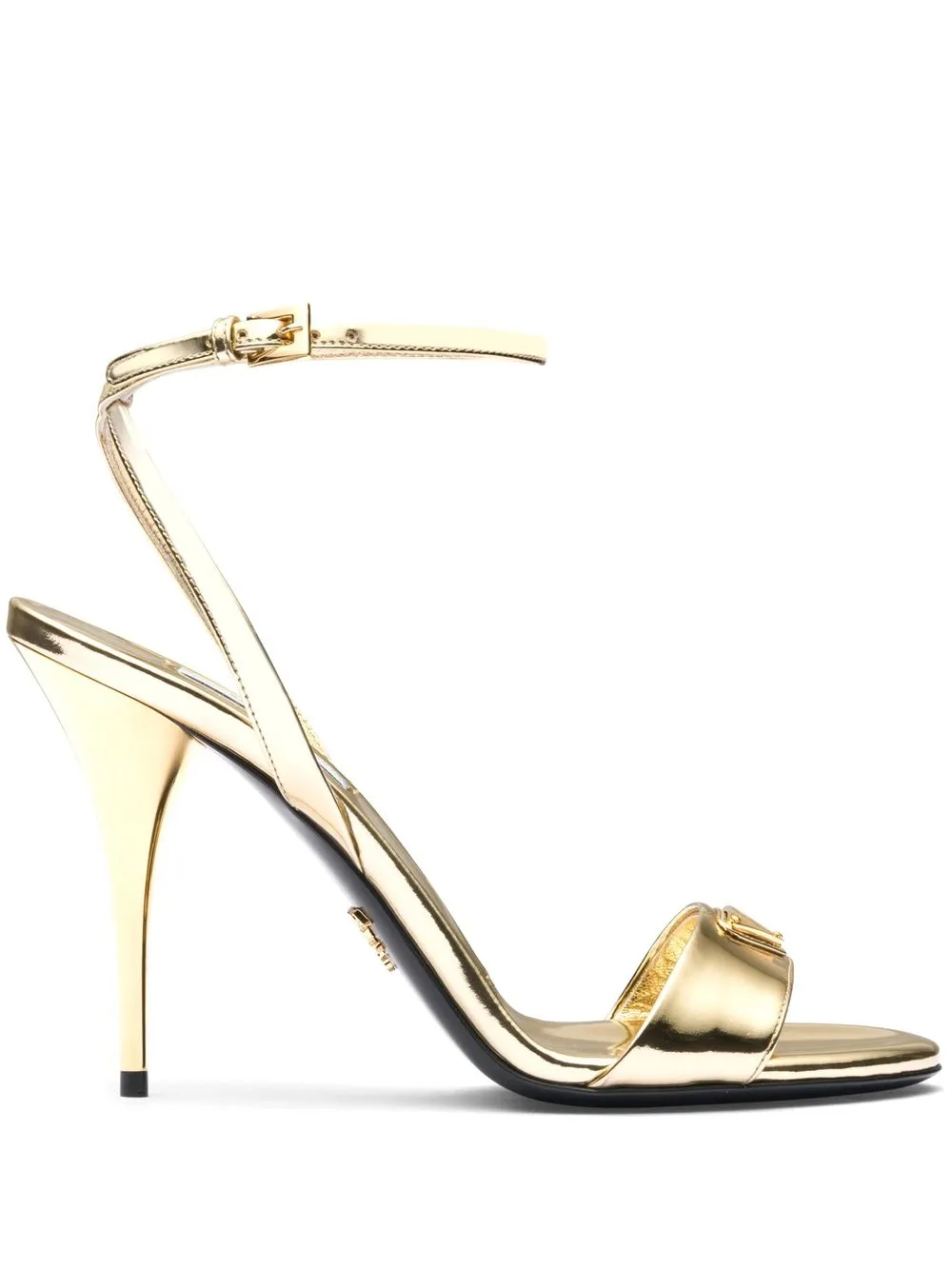 Brushed gold heels new arrivals
