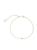 Mizuki 14kt yellow gold Sea of Beauty diamond and pearl bracelet
