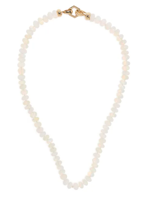 Harwell Godfrey 18kt yellow gold opal necklace