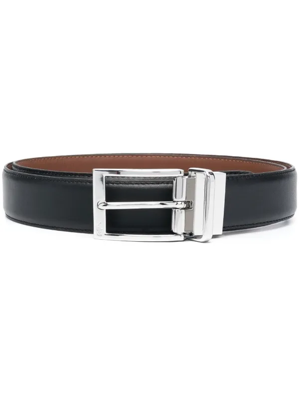 Polo Ralph Lauren Logo-engraved Buckle Belt in Black