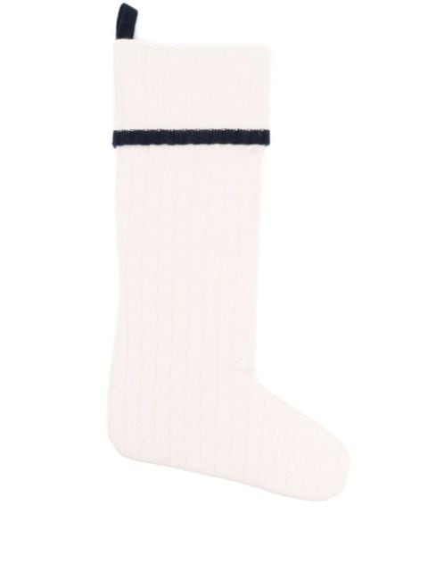 Ralph Lauren Home cable-knit cashmere stocking